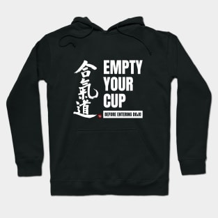 Empty Your Cup, White Hoodie